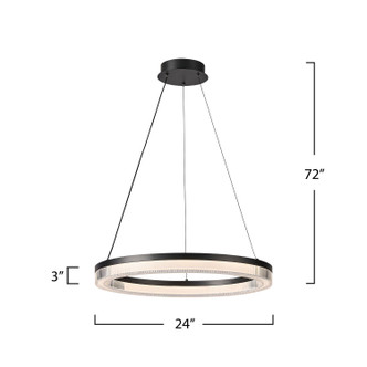 Ari LED Pendant (AC6834BK)