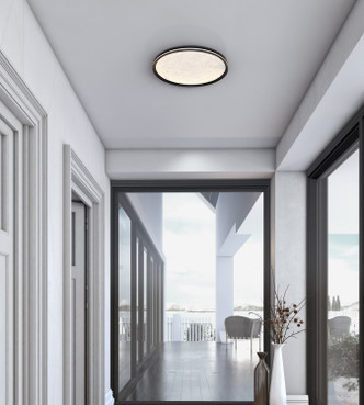 Luna LED Flush Mount (AC6873BK)