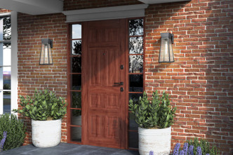 Lucian One Light Outdoor Wall Mount (AC8861BK)