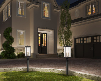 Estate Three Light Outdoor Post Mount (AC9273BK)