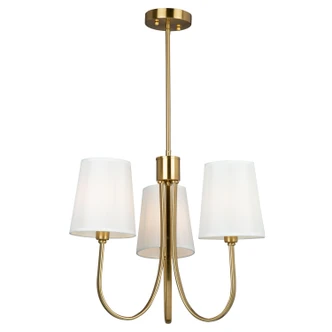 Rhythm Three Light Chandelier (SC13333BG)