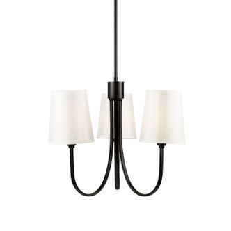 Rhythm Three Light Chandelier (SC13333BK)
