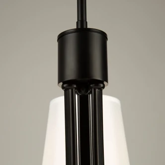 Rhythm Three Light Chandelier (SC13333BK)