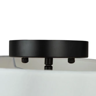 Rhythm Three Light Semi-Flush Mount (SC13334BK)
