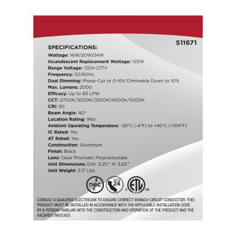 LED Remote Driver Downlight (S11671)