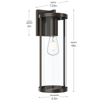 Kagen One Light Outdoor Wall Mount (P560396-020)