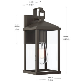 Cantley One Light Outdoor Wall Mount (P560405-020)