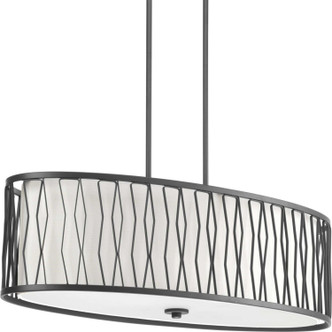 Progress Lighting - P500017-143 - Four Light Pendant - Wemberly - Graphite