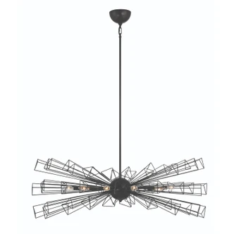 Eurofase - 46761-019 - Ten Light Chandelier - Dendelio - Matte Black