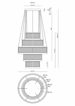 Empra LED Chandelier (49350-012)