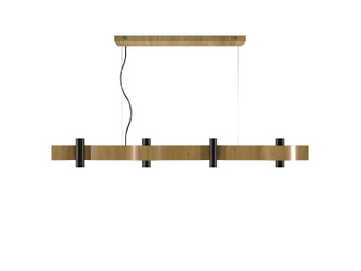 Accord Lighting - 1500.09 - 14 Light Pendant - Flow - Louro Freijo