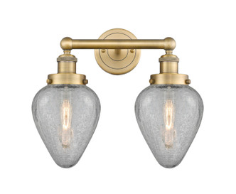 Innovations - 616-2W-BB-G165 - Two Light Bath Vanity - Edison - Brushed Brass