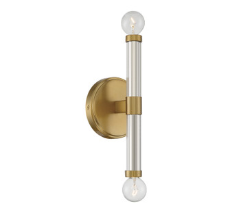 Savoy House - L9-6733-2-322 - Two Light Wall Sconce - Kingsburg - Warm Brass