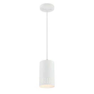 Westinghouse Lighting - 6356700 - One Light Mini Pendant - Phelps - Matte White