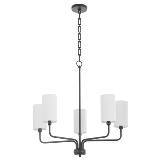 Quorum - 698-5-59 - Five Light Chandelier - Charlotte - Matte Black Quorum - 698-5-59 - Five Light Chandelier - Charlotte - Matte Black