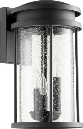 Quorum - 7110-3-69 - Three Light Wall Mount - Hadley - Textured Black