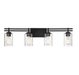 Savoy House - L8-6090-4-BK - Four Light Bathroom Vanity - Baxter - Matte Black