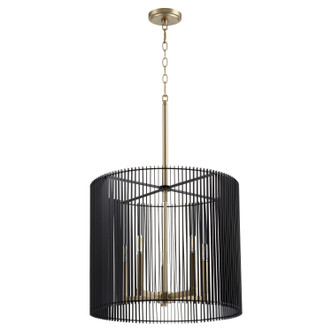 Quorum - 819-5-80 - Five Light Pendant - Finura - Aged Brass