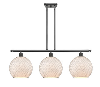 Innovations - 516-3I-OB-G121-10CSN - Three Light Island Pendant - Ballston - Oil Rubbed Bronze