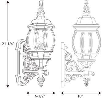 Onion Lantern One Light Wall Lantern (P5878-31)