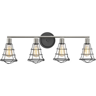 Progress Lighting - P300031-143 - Four Light Bath - Gauge - Graphite