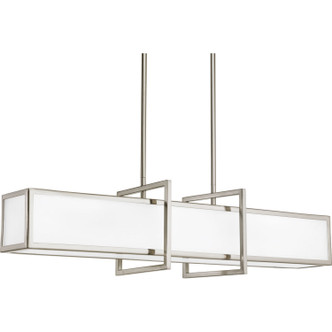 Progress Lighting - P3898-09 - Four Light Linear Pendant - Haven - Brushed Nickel
