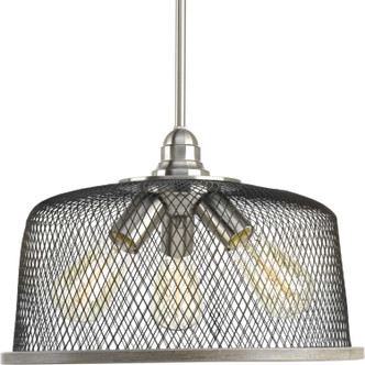 Progress Lighting - P500079-009 - Three Light Pendant - Tilley - Brushed Nickel