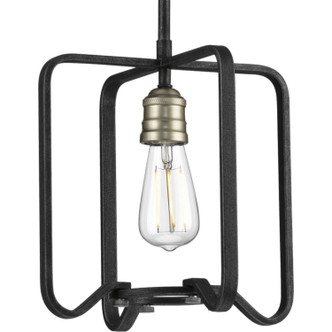 Progress Lighting - P500155-071 - One Light Mini Pendant - Foster - Gilded Iron