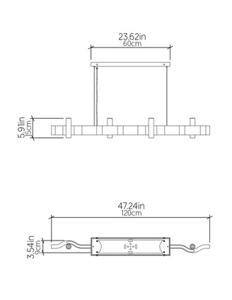 Flow Four Light Pendant (1523.49)