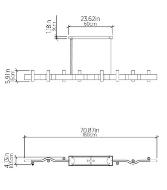 Flow Eight Light Pendant (1524.12)
