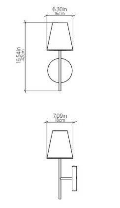 Petra One Light Wall Lamp (4209.44)