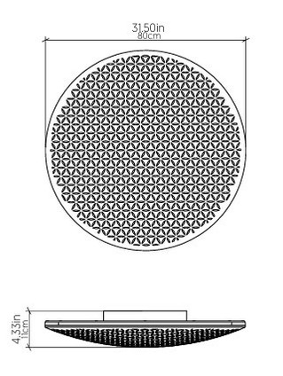 Petra Three Light Wall Lamp (4216.12)