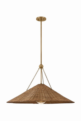 Mitzi - H1161701L-PBR - One Light Pendant - Annmarie - Patina Brass