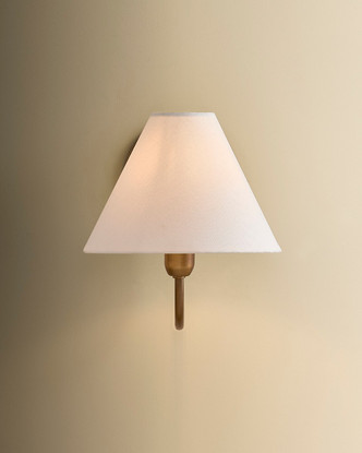 Bennie One Light Wall Sconce (H1163101-PBR)