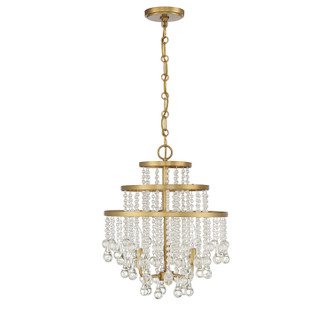 Luna Three Light Mini Chandelier (1-1865-3-322) Luna Three Light Mini Chandelier (1-1865-3-322)