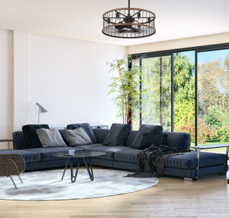 Kona Six Light Fan D'lier (26-9472-FD-133)