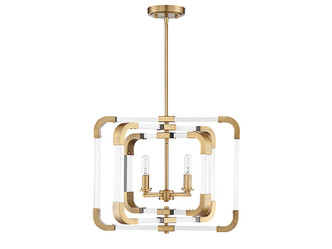 Rotterdam Four Light Semi-Flush Mount (6-1662-4-322)