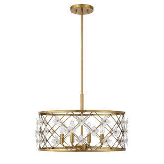 Bailey Four Light Convertible Semi-Flush /Pendant (6-8410-4-322)