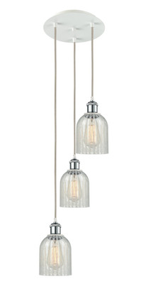 Innovations - 113B-3P-WPC-G2511 - LED Pendant - Ballston - White Polished Chrome