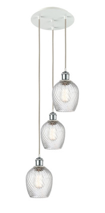 Innovations - 113B-3P-WPC-G292 - LED Pendant - Ballston - White Polished Chrome