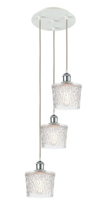 Innovations - 113B-3P-WPC-G402 - LED Pendant - Ballston - White Polished Chrome