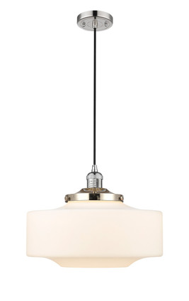Innovations - 201C-PN-G691-16 - One Light Mini Pendant - Franklin Restoration - Polished Nickel