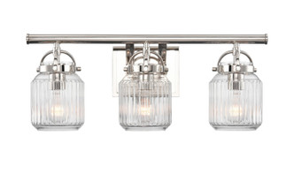 Innovations - 416-3W-PN-G416-6CL - Three Light Bath Vanity - Downtown Urban - Polished Nickel