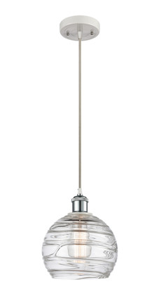 Innovations - 516-1P-WPC-G1213-8 - One Light Mini Pendant - Ballston - White Polished Chrome