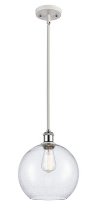 Innovations - 516-1S-WPC-G124-10 - One Light Mini Pendant - Ballston - White Polished Chrome