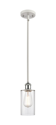 Innovations - 516-1S-WPC-G802 - One Light Mini Pendant - Ballston - White Polished Chrome
