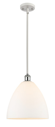 Innovations - 516-1S-WPC-GBD-121-LED - LED Mini Pendant - Ballston - White Polished Chrome