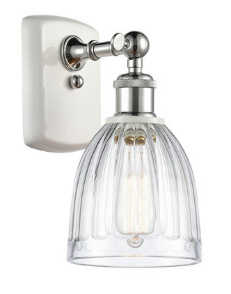 Innovations - 516-1W-WPC-G442 - One Light Wall Sconce - Ballston - White Polished Chrome