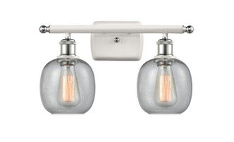 Innovations - 516-2W-WPC-G104 - Two Light Bath Vanity - Ballston - White Polished Chrome