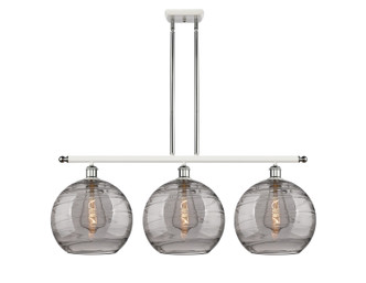 Innovations - 516-3I-WPC-G1213-12SM - Three Light Island Pendant - Ballston - White Polished Chrome